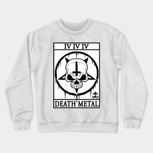 DEATH METAL - DEATH METAL TAROT CARD - TAROT CARD Crewneck Sweatshirt